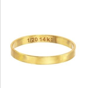 Kozakh 14K Thin Gold Ring